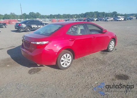 2016 Toyota Corolla Le from USA, damaged, VIN 2T1BURHEXGC730919